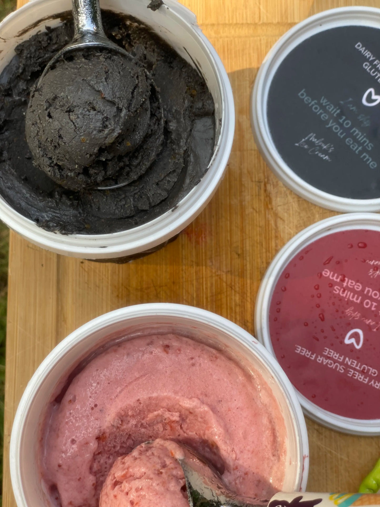 Coconutty Charcoal Ice Cream