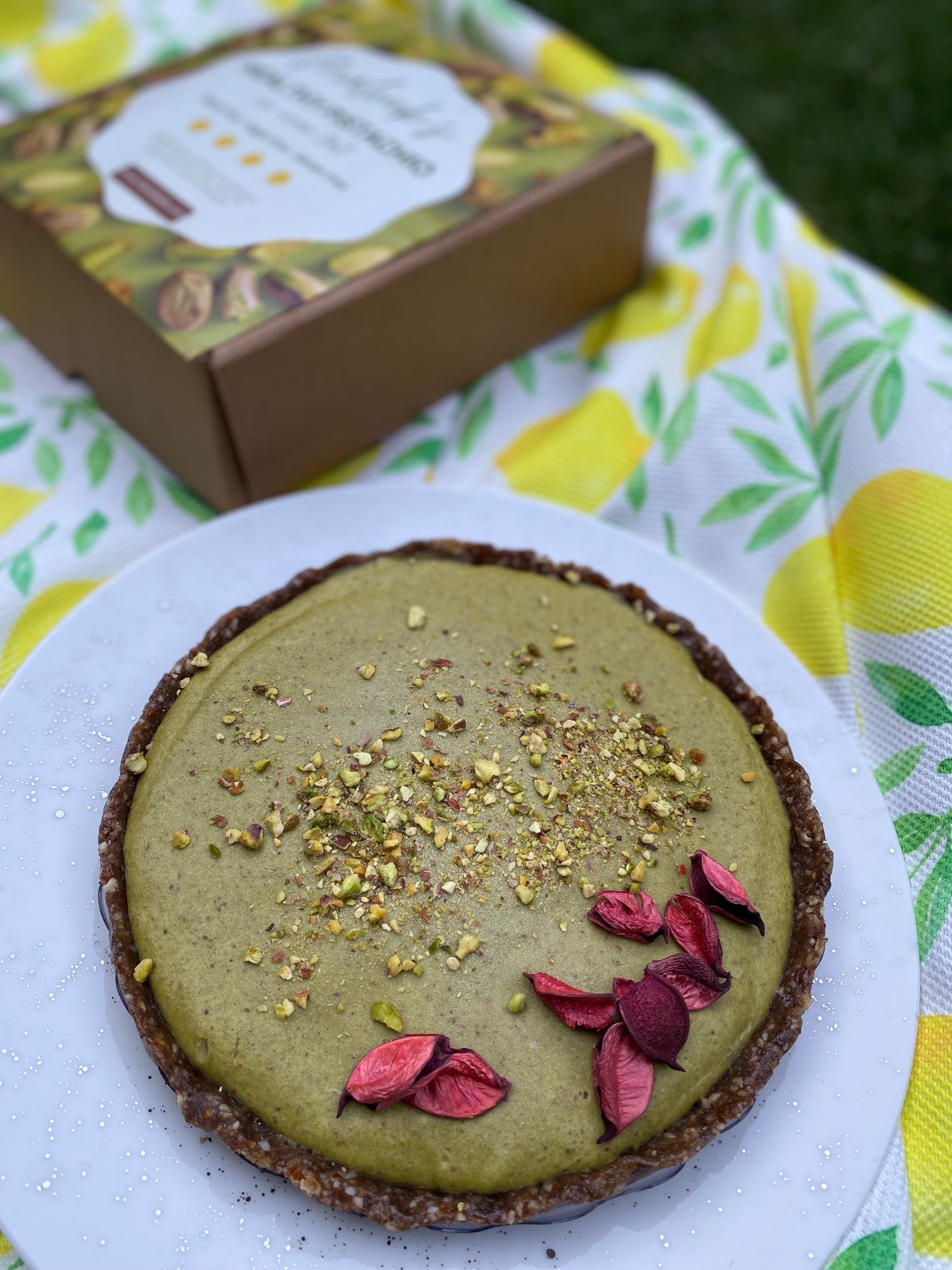 Pistachio Ice Cream Tart