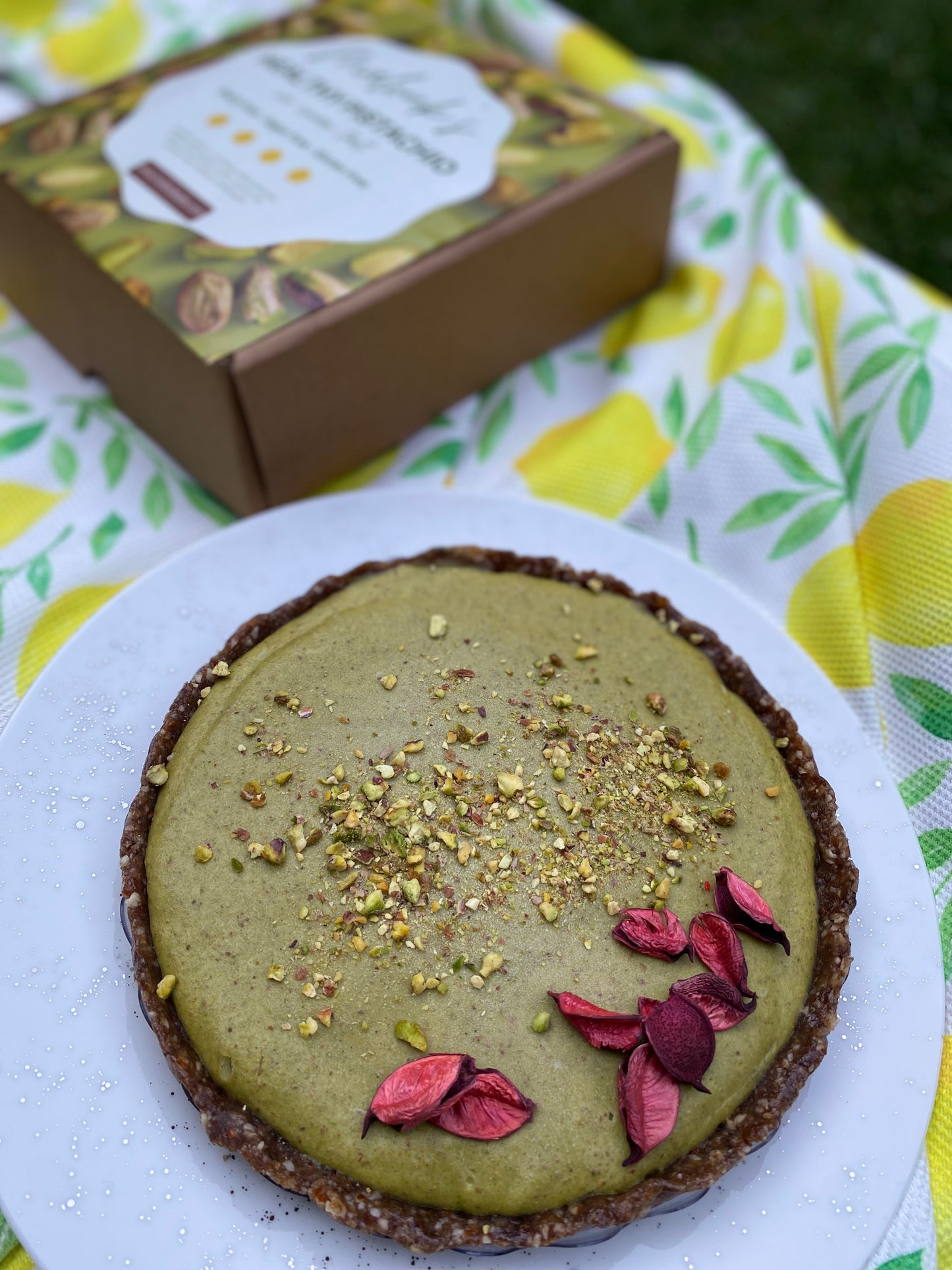 Pistachio Ice Cream Tart