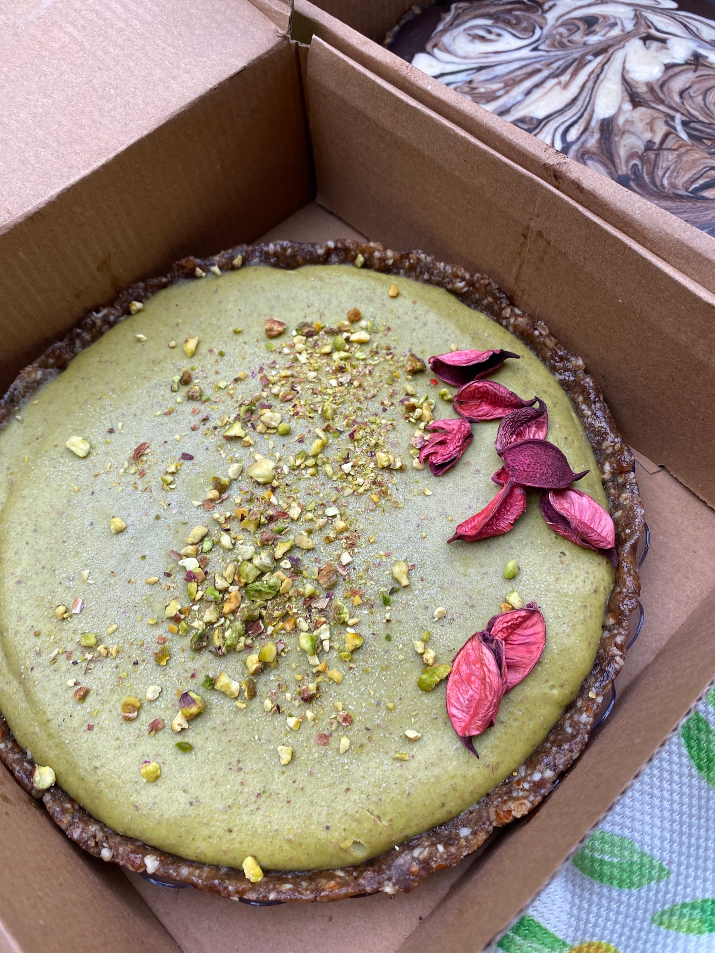 Pistachio Ice Cream Tart