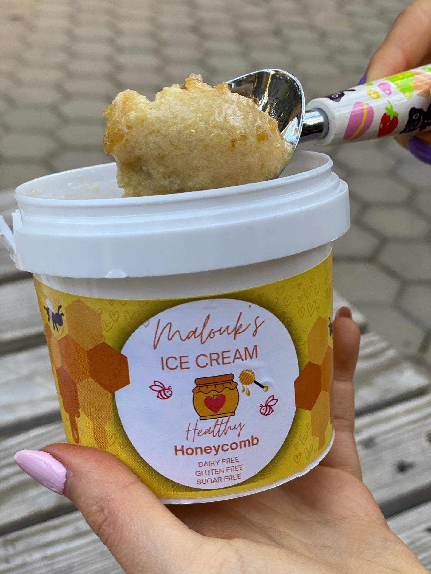Honeycomb Ice Cream