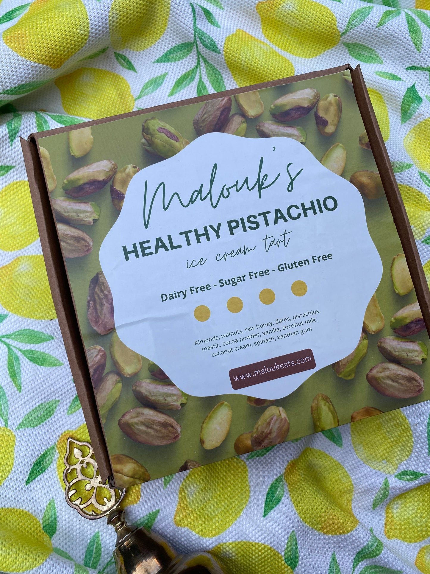 Pistachio Ice Cream Tart