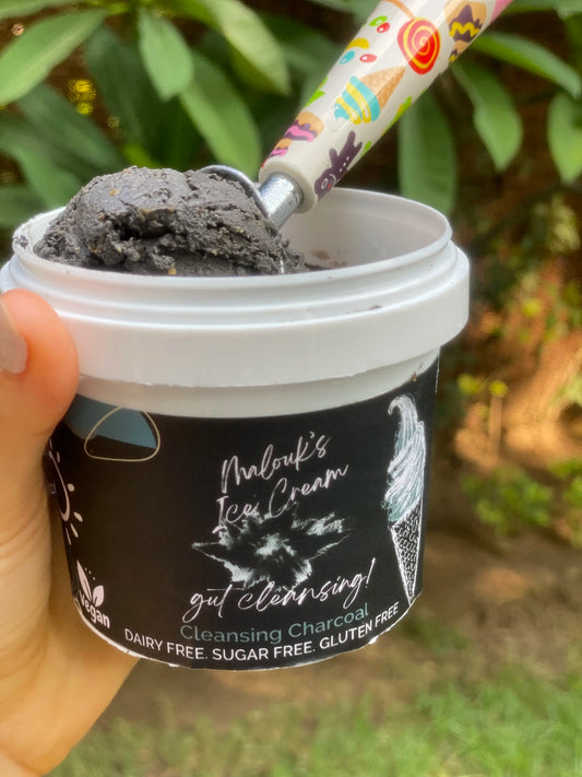 Coconutty Charcoal Ice Cream