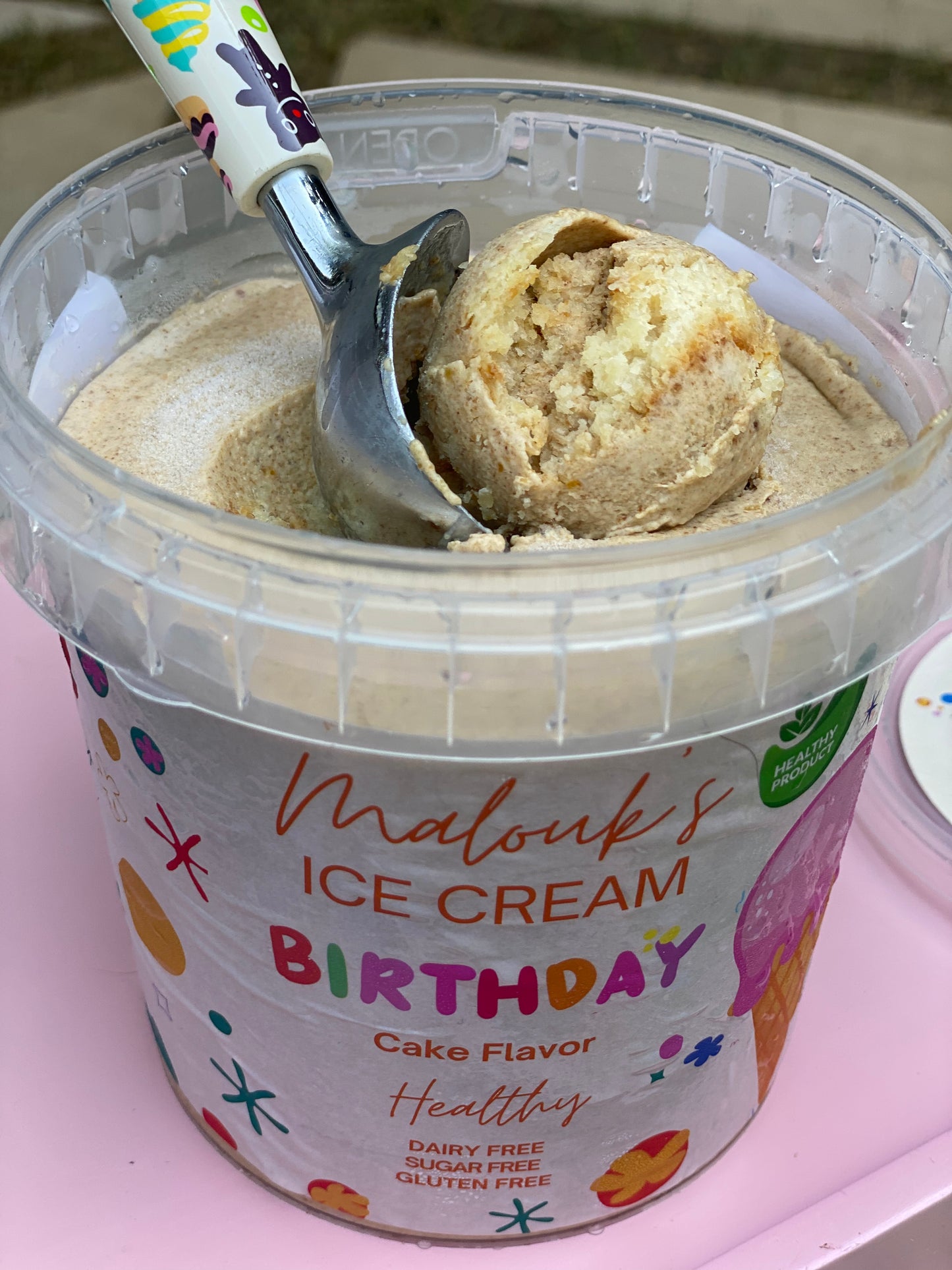 Birthday Cake Flavor Ice Cream