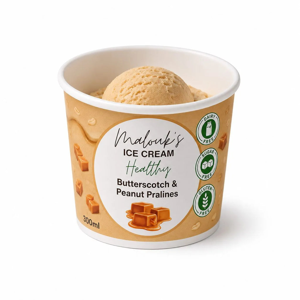 Butterscotch & Peanut Pralines Ice Cream
