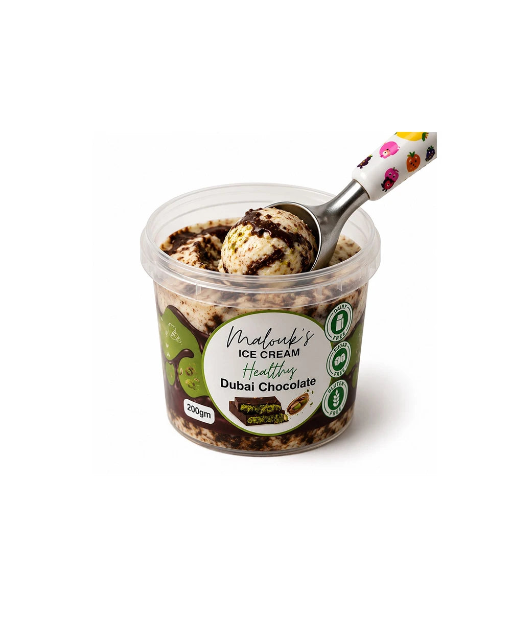 Dubai Chocolate Ice Cream