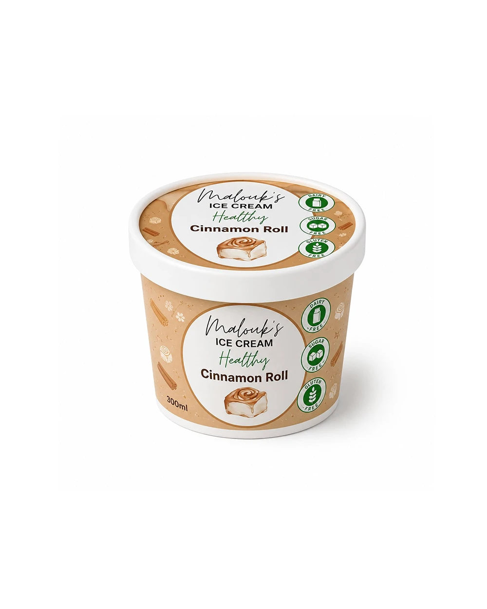 Cinnamon Roll Ice Cream