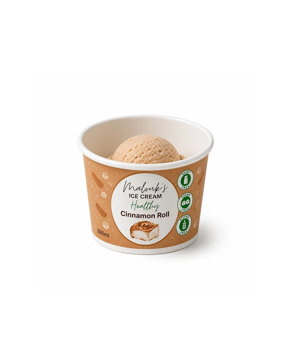 Cinnamon Roll Ice Cream